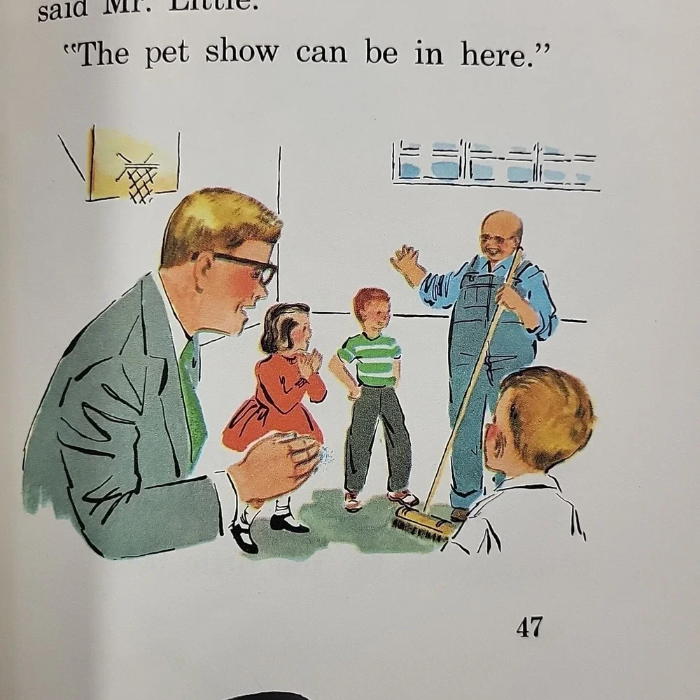 Vintage Our School William D Sheldon Basic‎ Reading Series 1957 Allyn Bacon HC